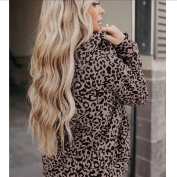 Leopard print hooded jacket - Picture 2 of 9